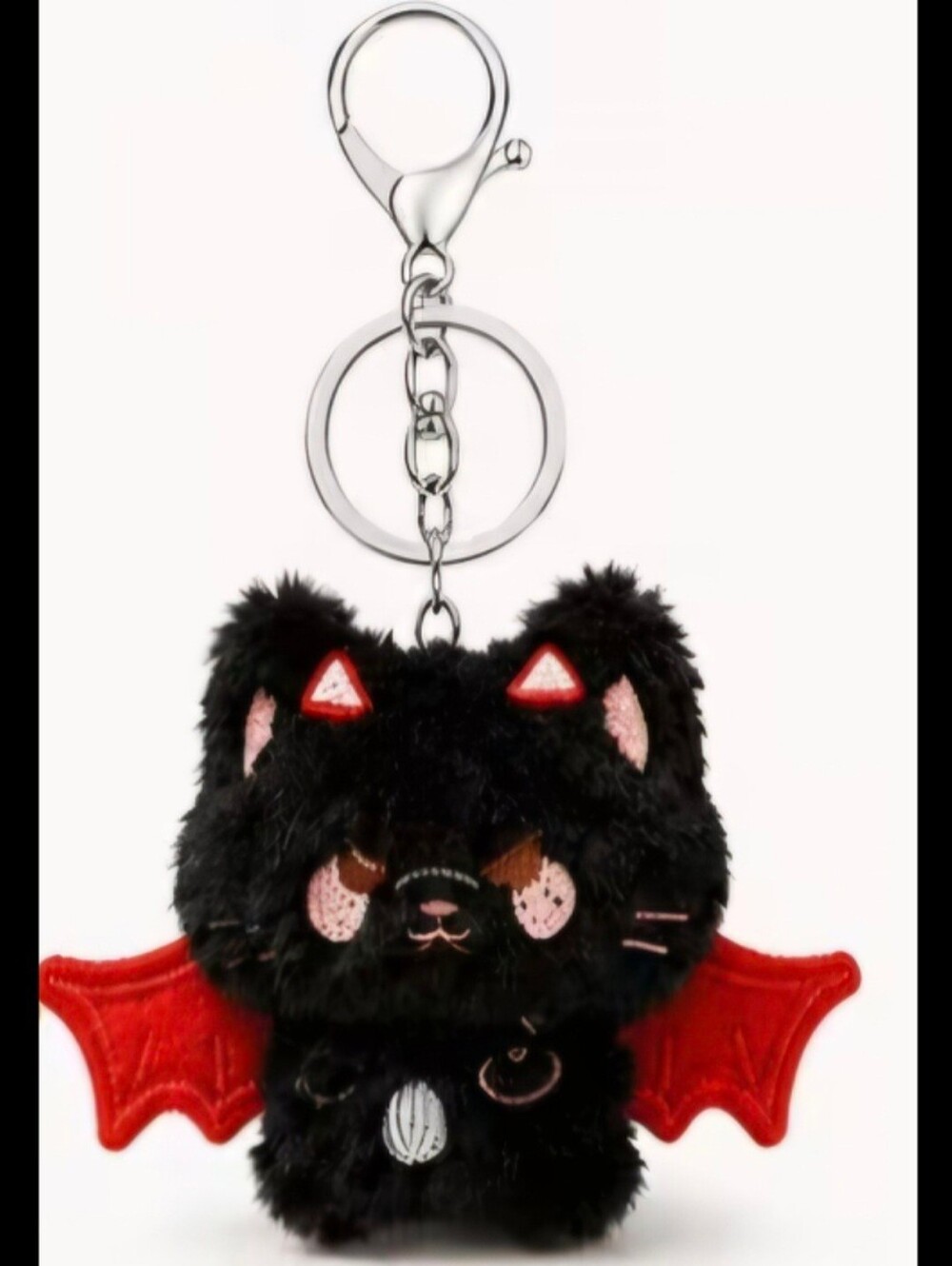 Kitty Cat Bat Bag Charm/ Keychain NEW